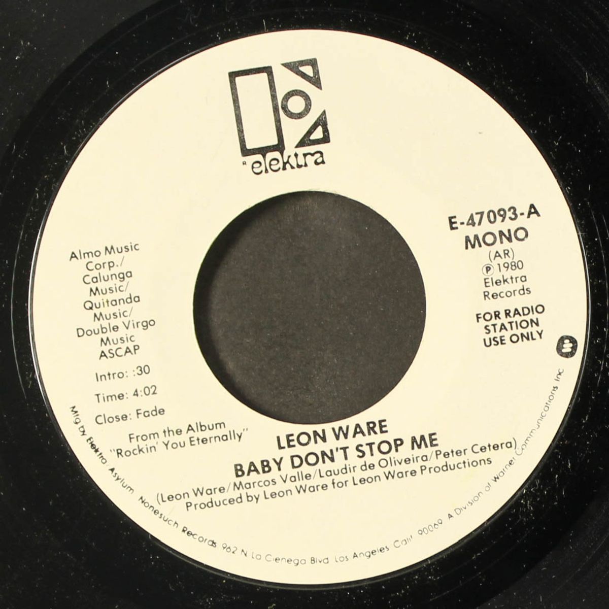 baby don't stop me / mono by LEON WARE