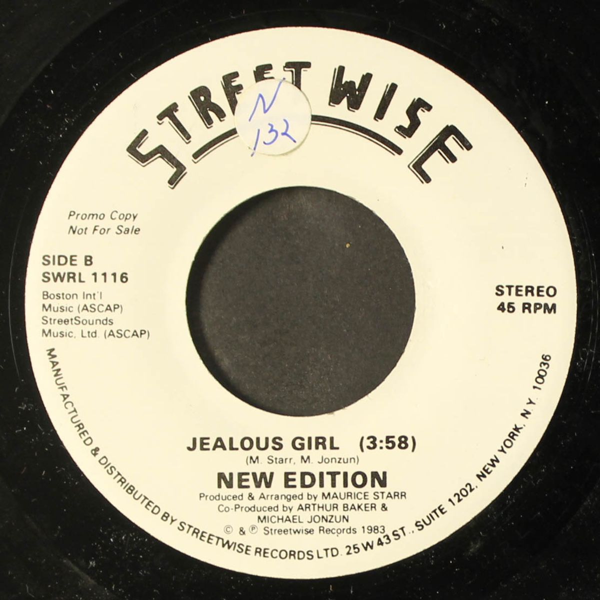 popcorn love / jealous girl by NEW EDITION