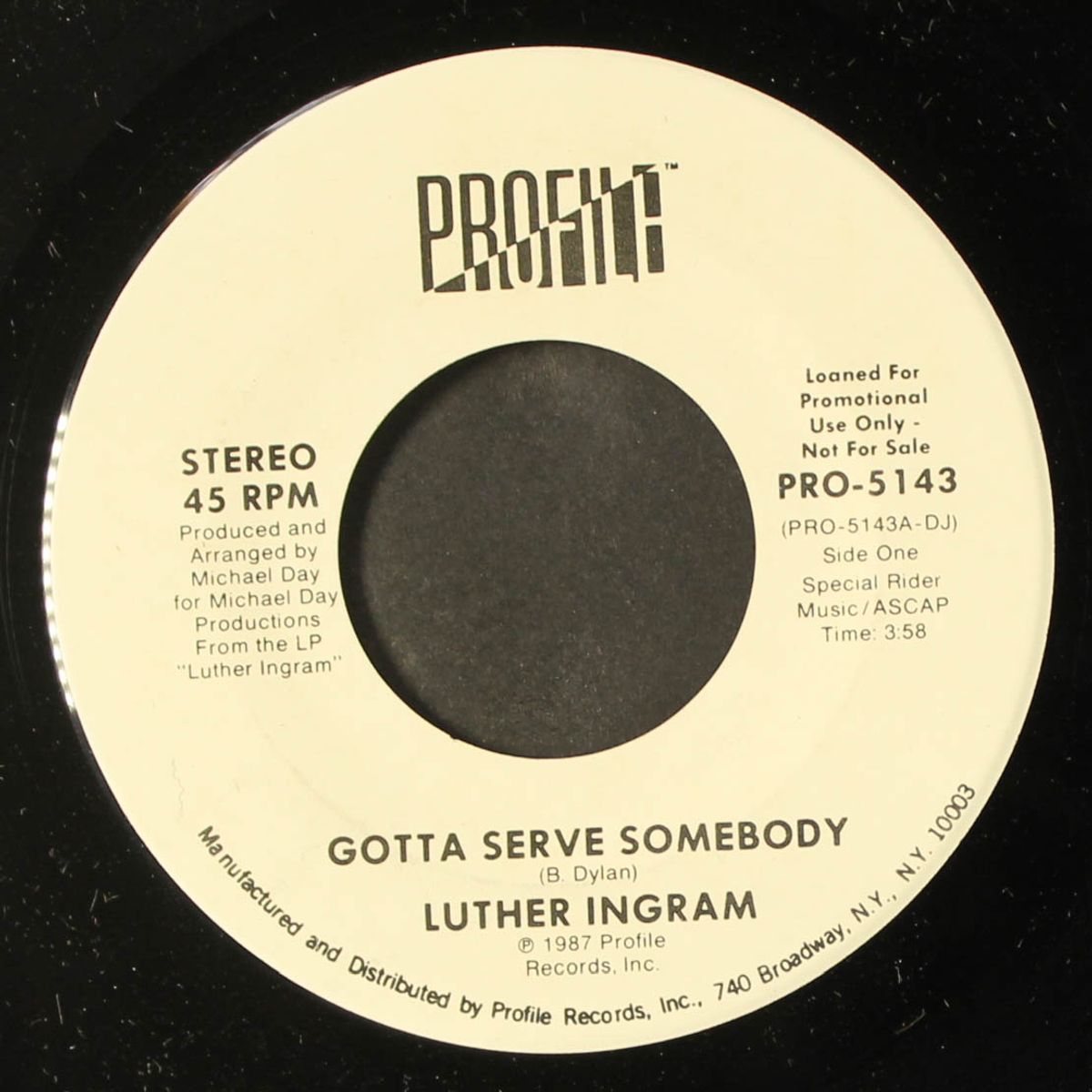 gotta serve somebody / same by LUTHER INGRAM