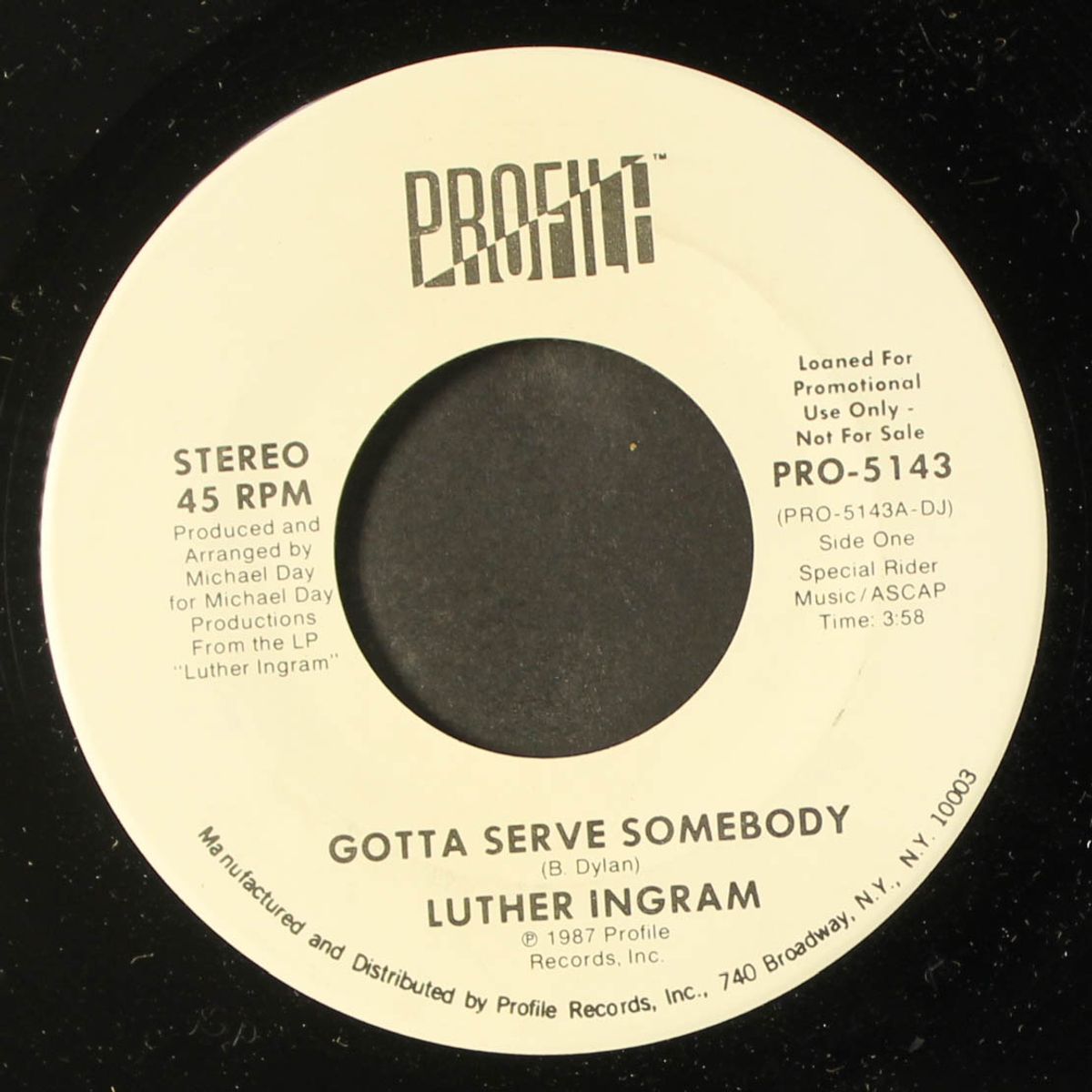 gotta serve somebody / same by LUTHER INGRAM