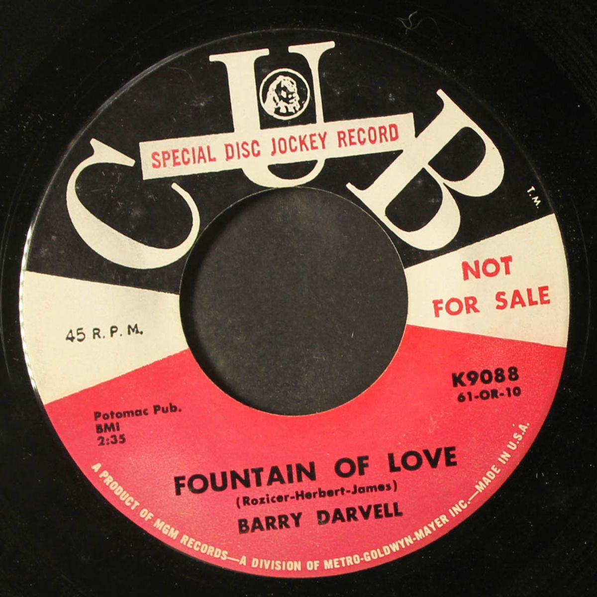 little angel lost / fountain of love by BARRY DARVELL