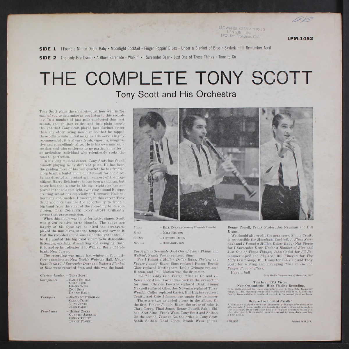 the complete tony scott by TONY SCOTT