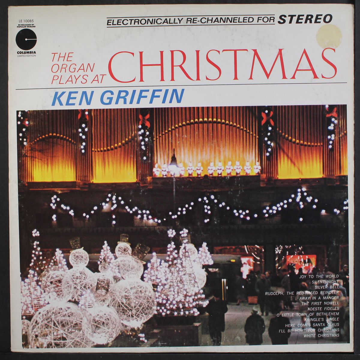 the organ plays at christmas by KEN GRIFFIN