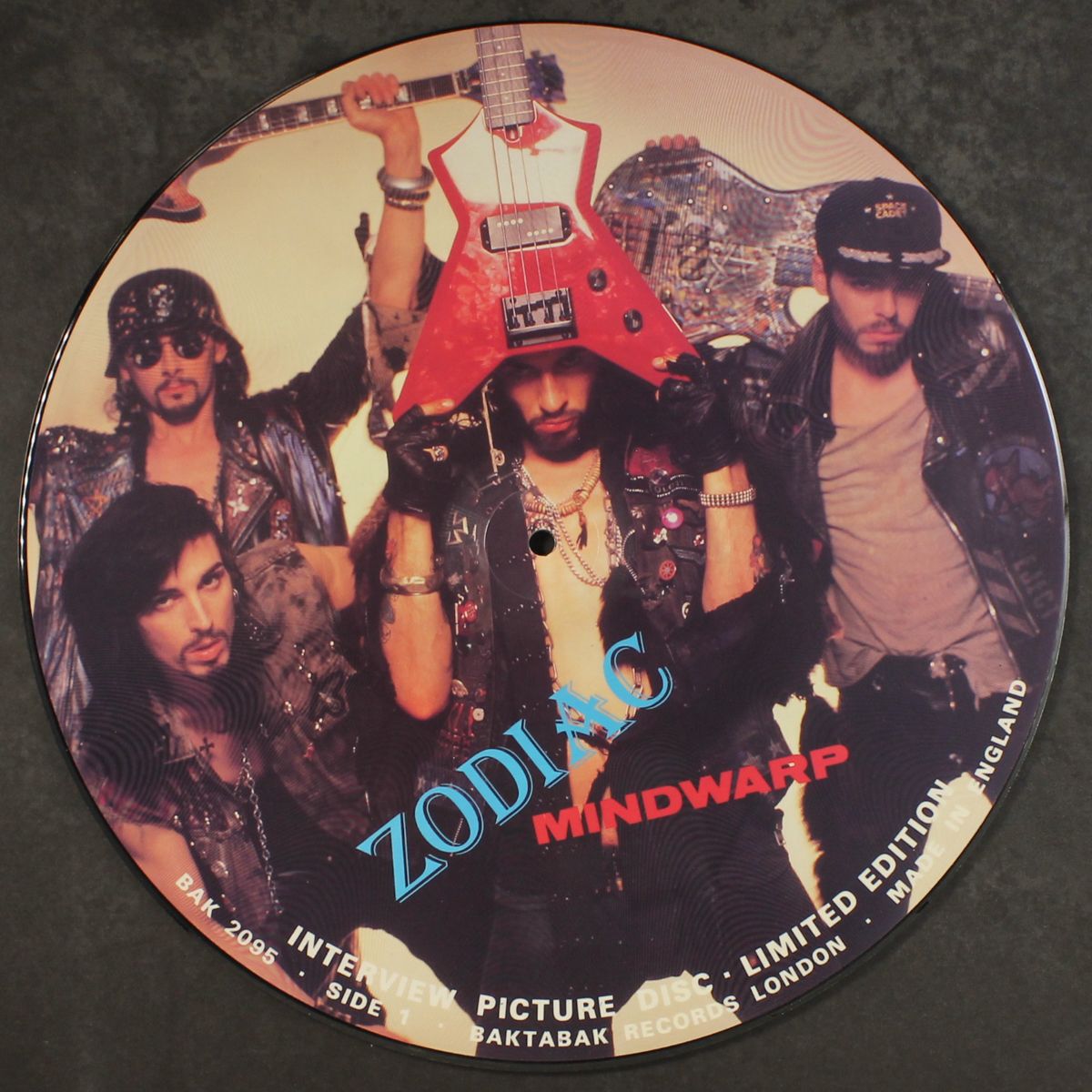 interview picture disc limited edition by ZODIAC MINDWARP & LOVE REACTION