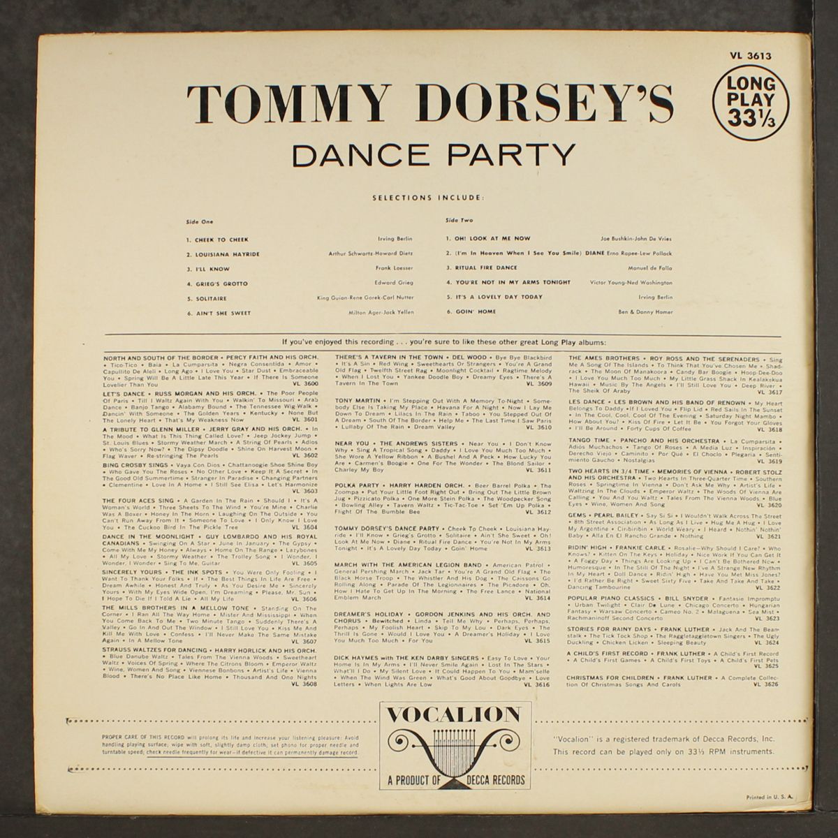 dance party by TOMMY DORSEY