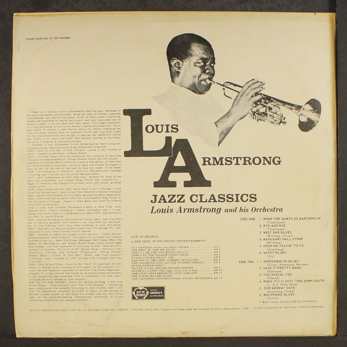 jazz classics by LOUIS ARMSTRONG