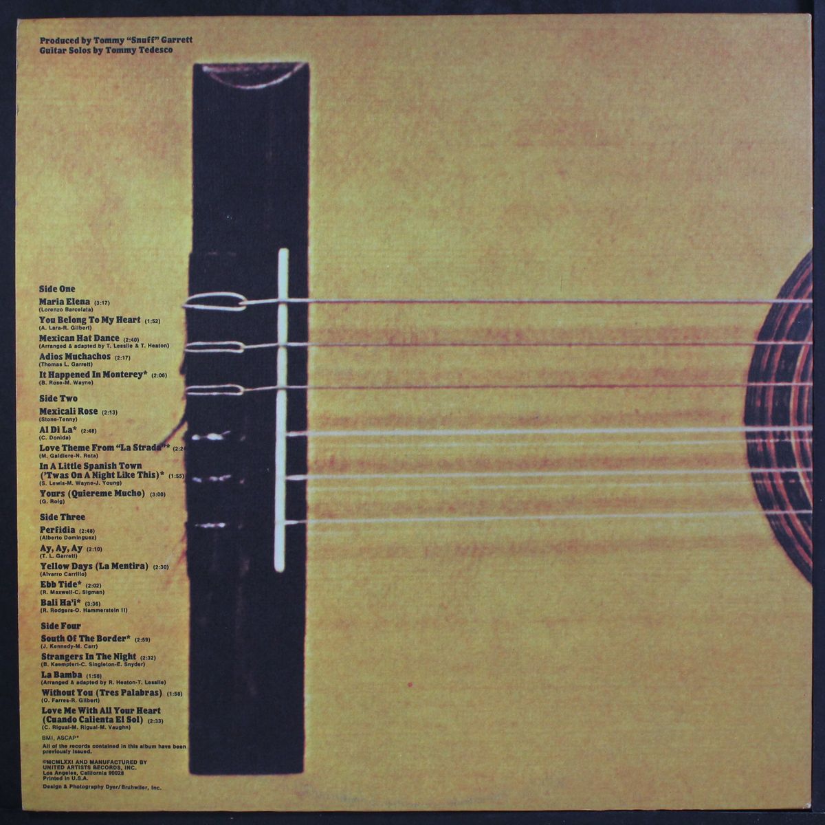 the fifty guitars of by 50 GUITARS OF TOMMY GARRETT
