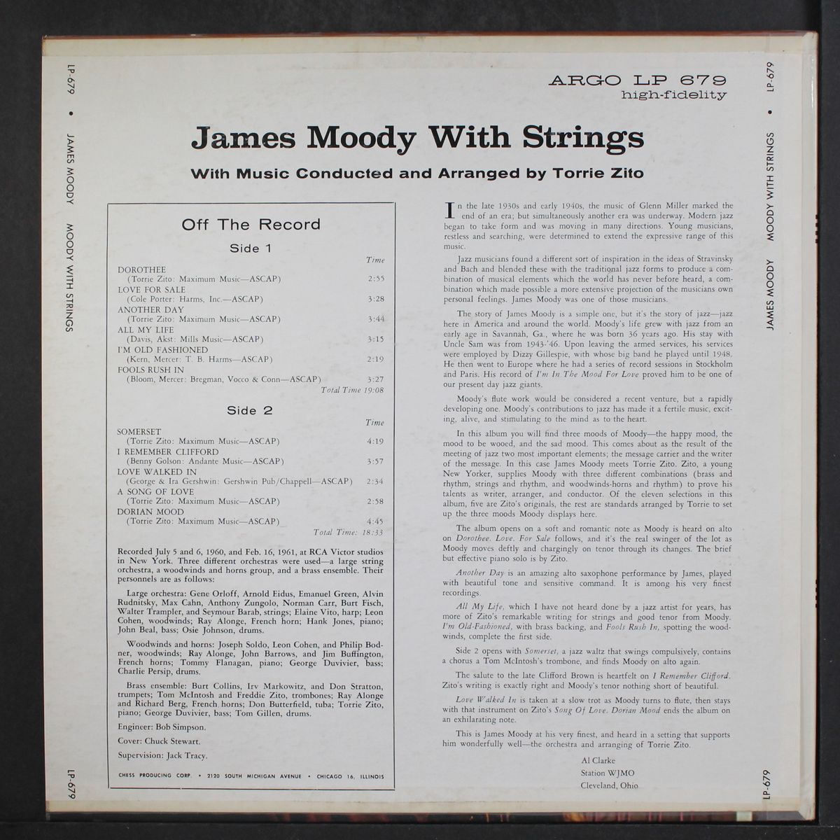 moody with strings by JAMES MOODY