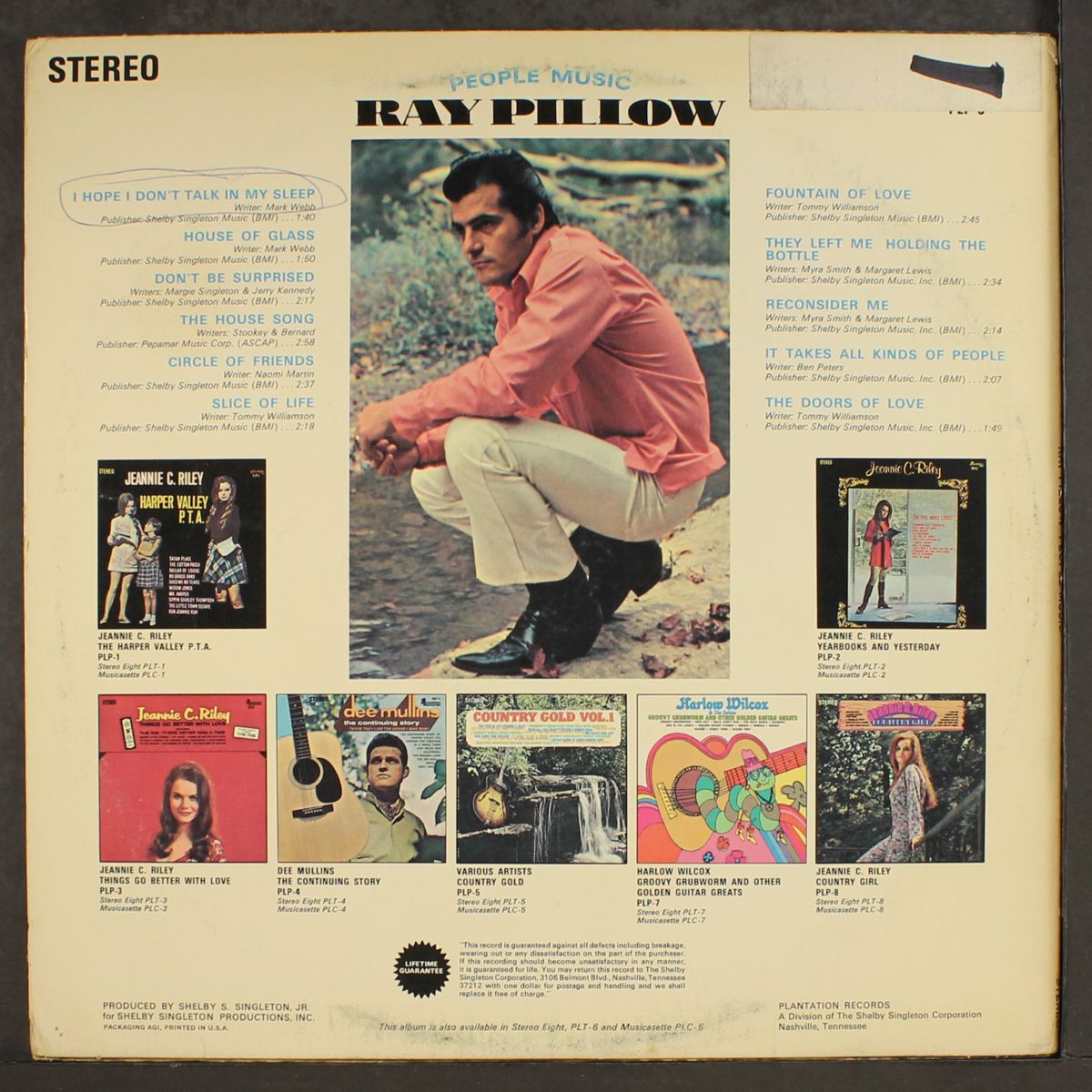 people music by RAY PILLOW