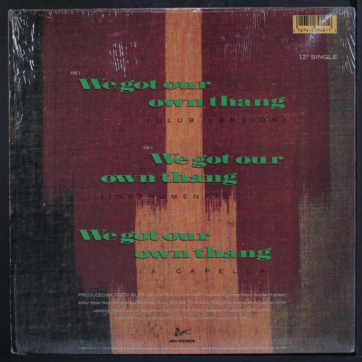 we got our own thang by HEAVY D & THE BOYZ