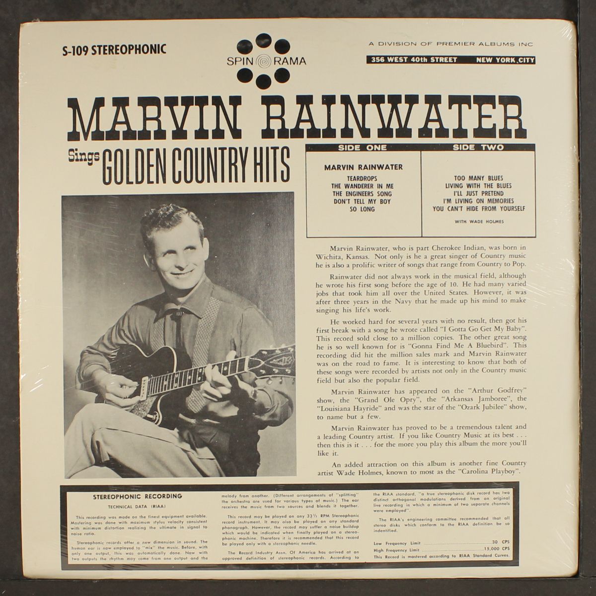 golden country hits by MARVIN RAINWATER