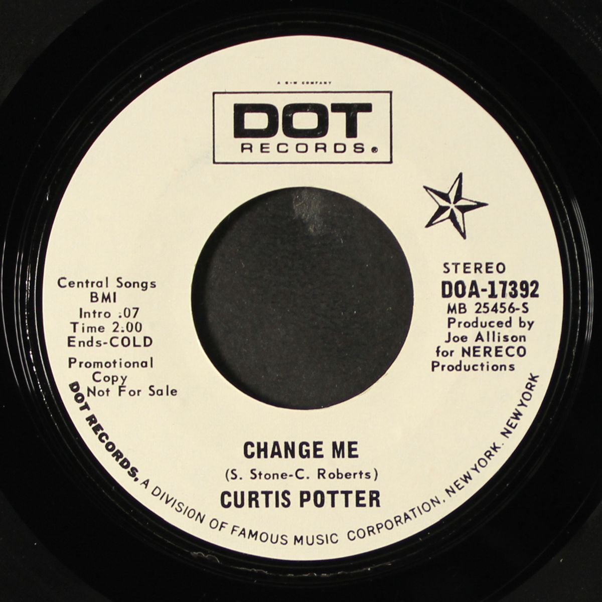 change me / one minus everything by CURTIS POTTER