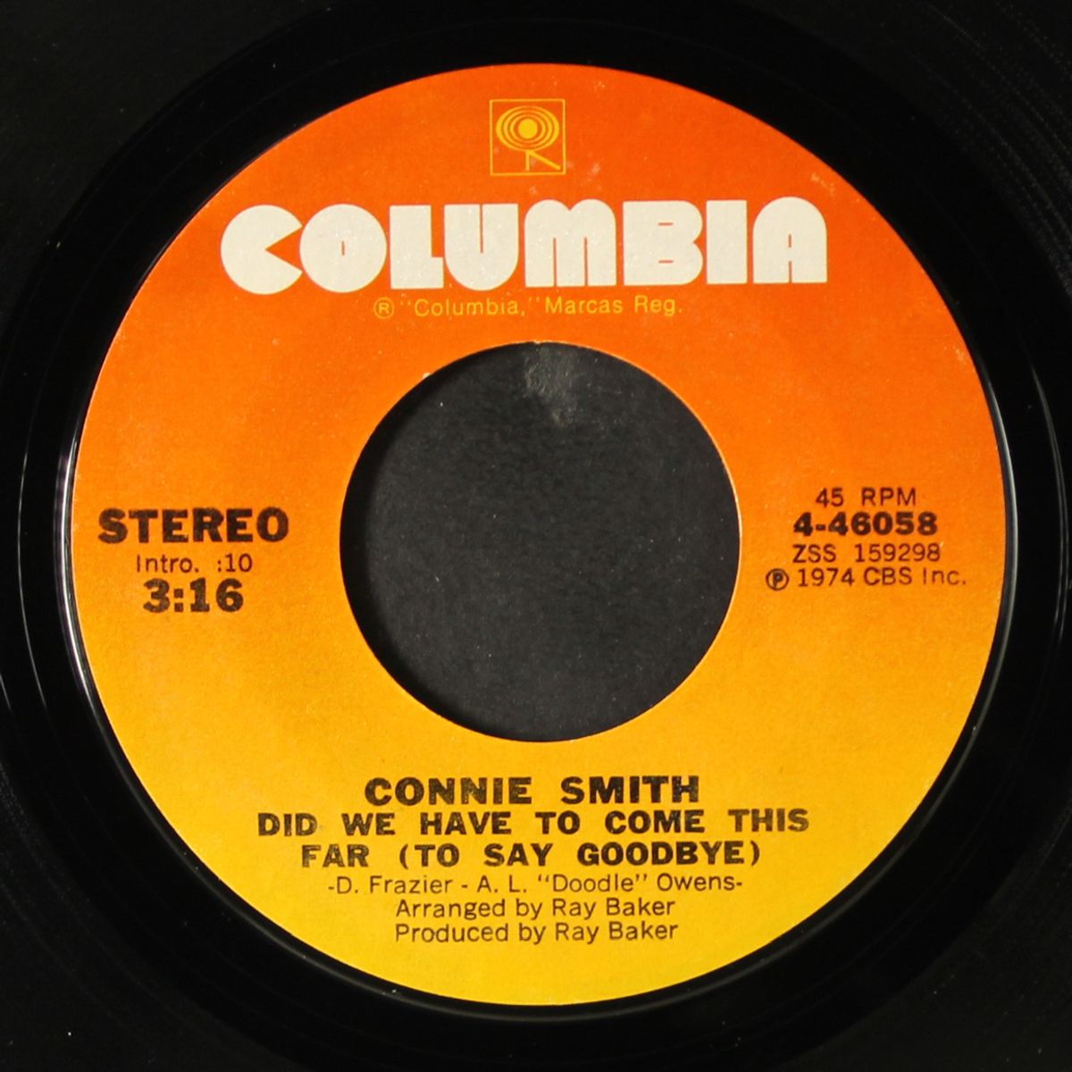 i never knew / did we have to come this far by CONNIE SMITH