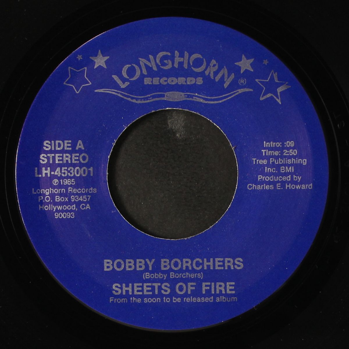 sheets of fire / she wanted my heart by BOBBY BORCHERS