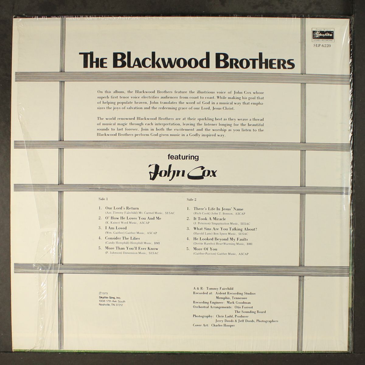 featuring john cox by BLACKWOOD BROTHERS