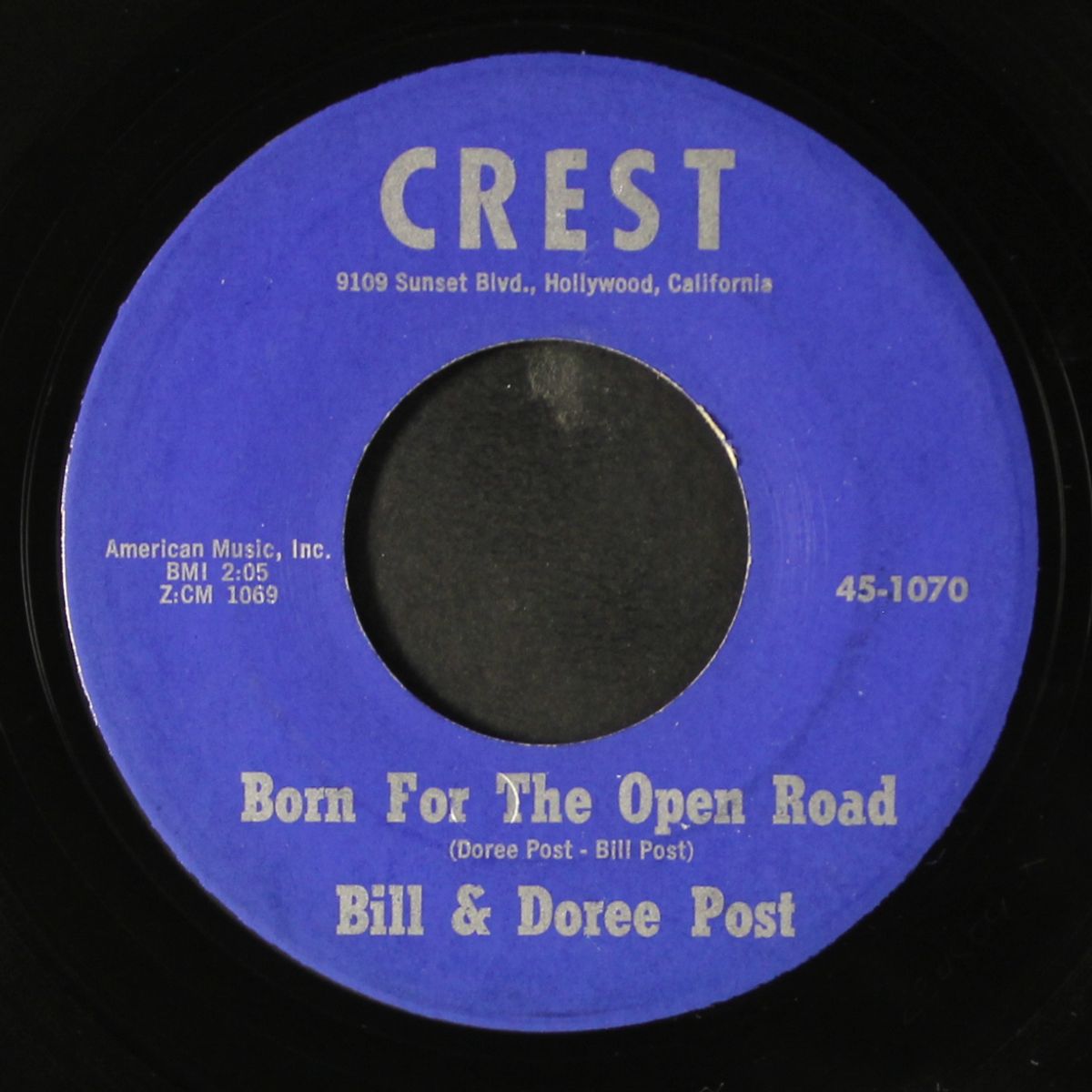 born for the open road / i'll never graduate from you by BILL &amp; DOREE POST
