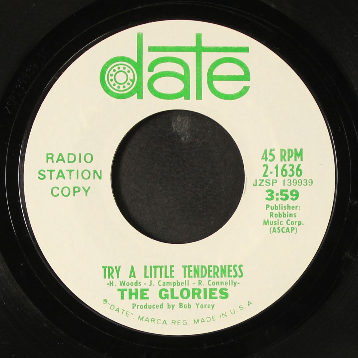 there he is / try a little tenderness by GLORIES