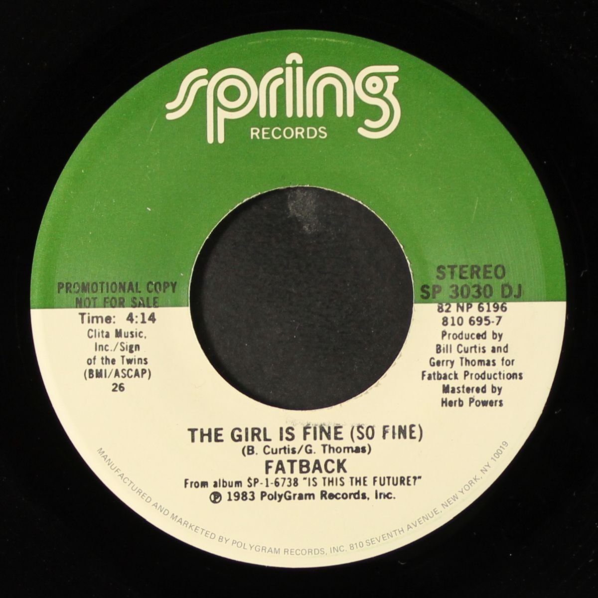 the girl is fine by FATBACK