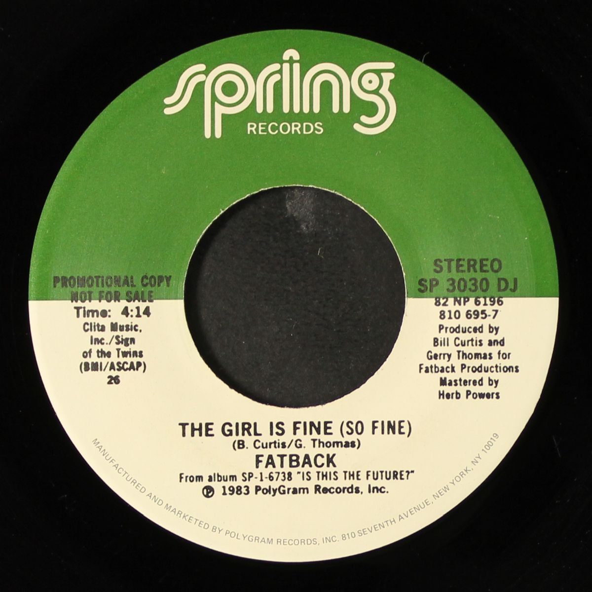 the girl is fine by FATBACK