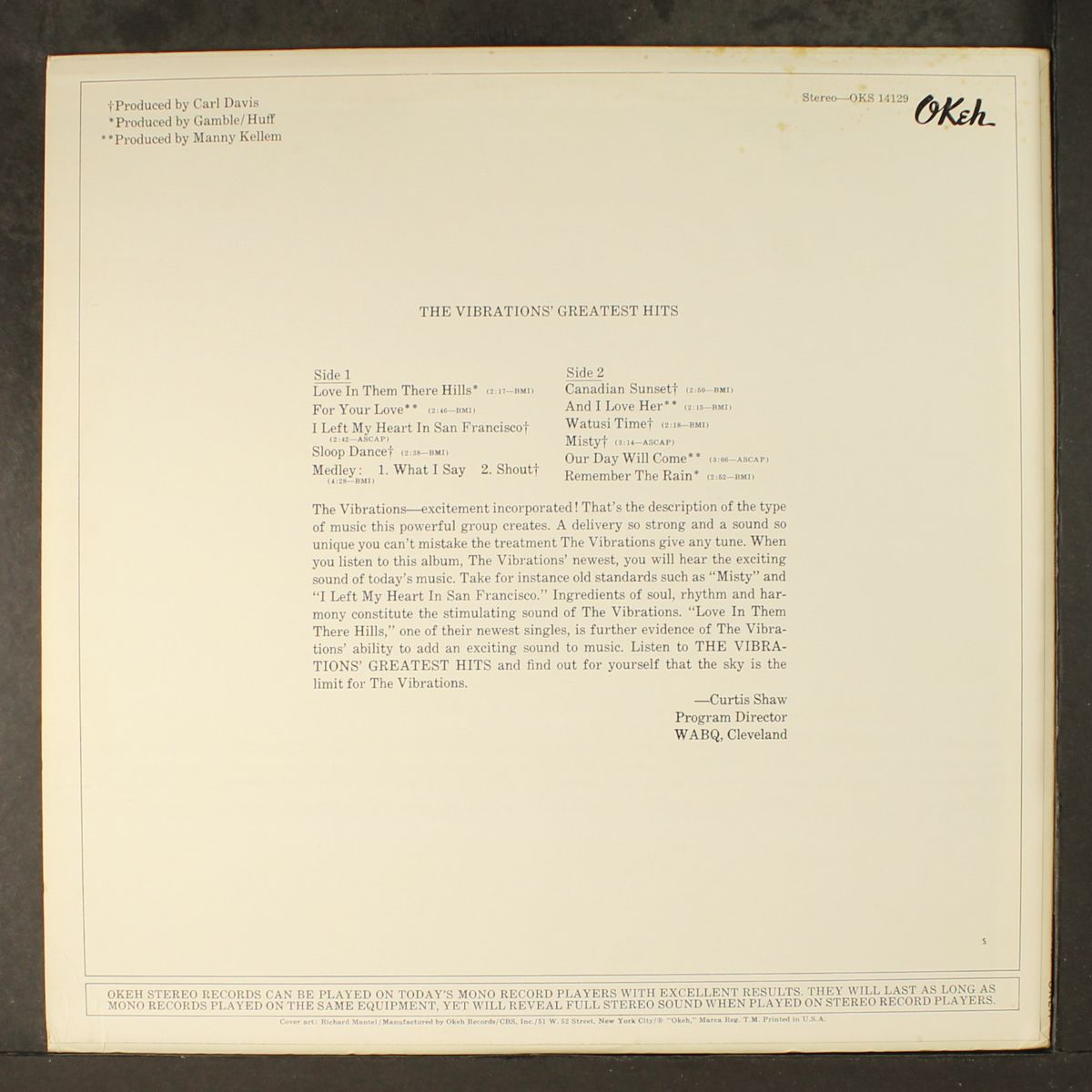 the vibrations' greatest hits by VIBRATIONS