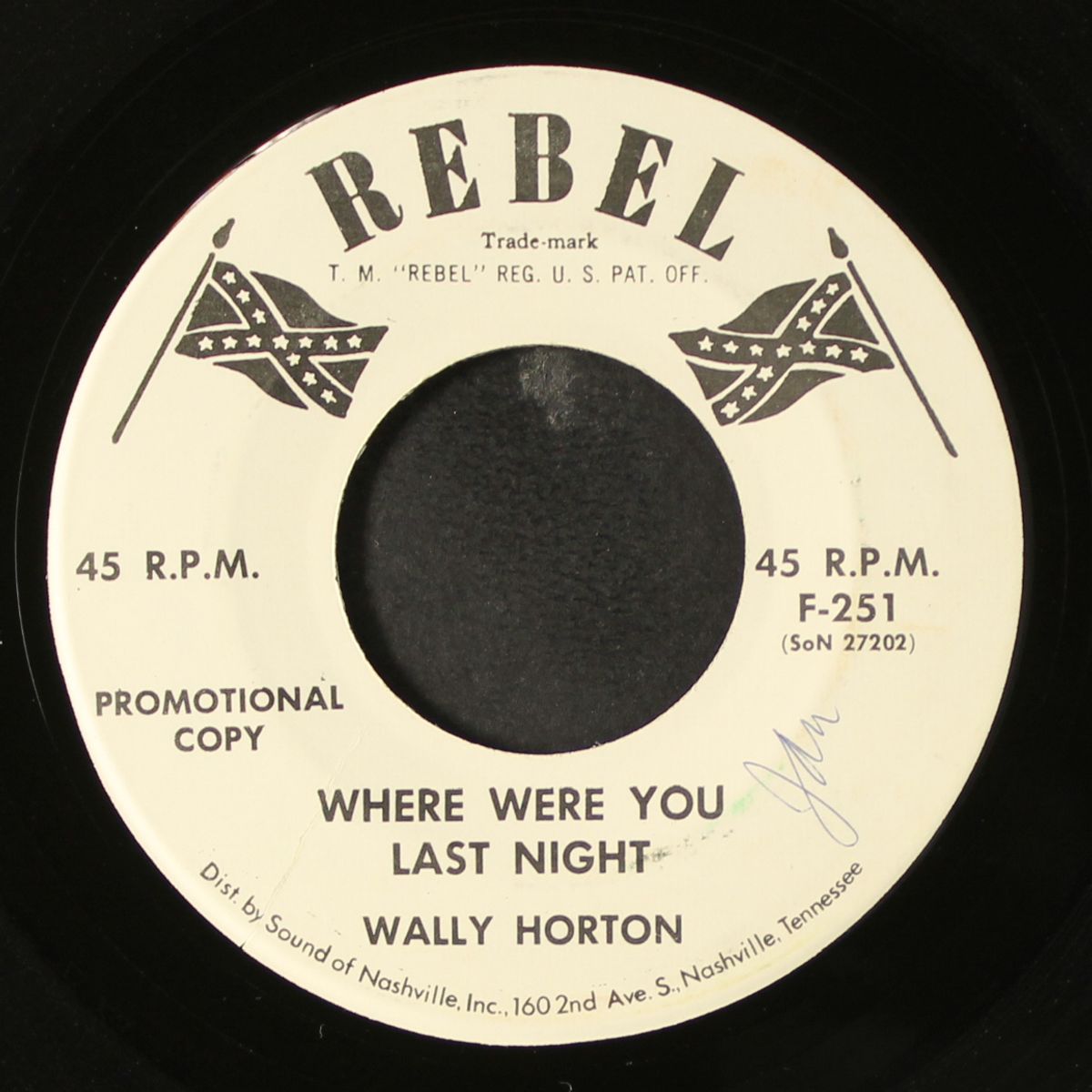 heartbroken love / where were you last nighg by WALLY HORTON