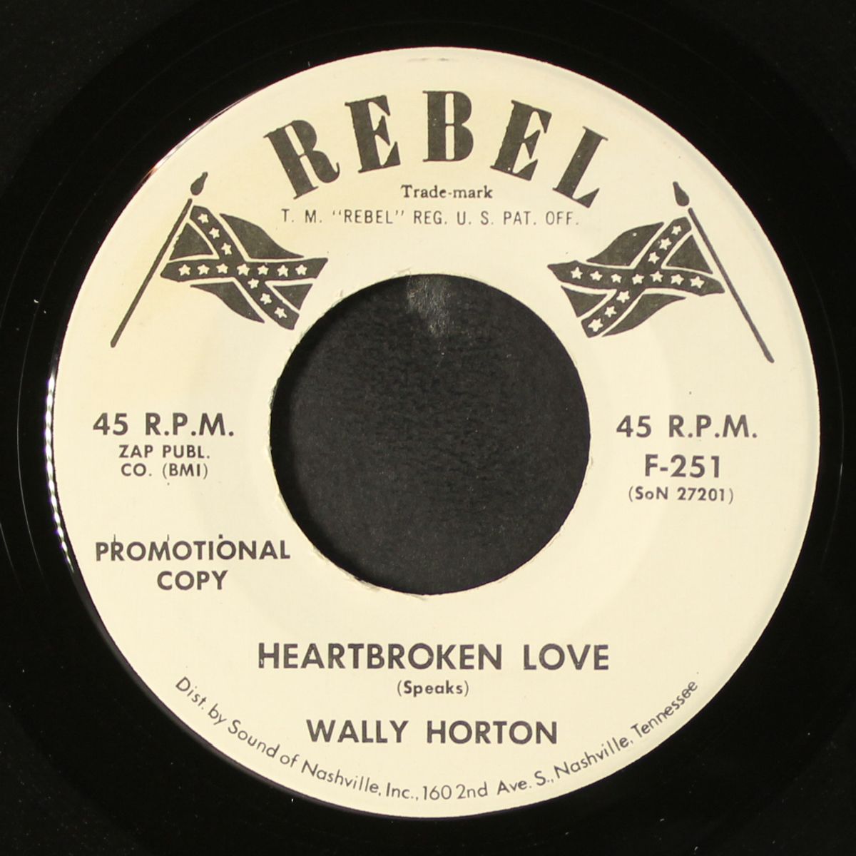 heartbroken love / where were you last nighg by WALLY HORTON