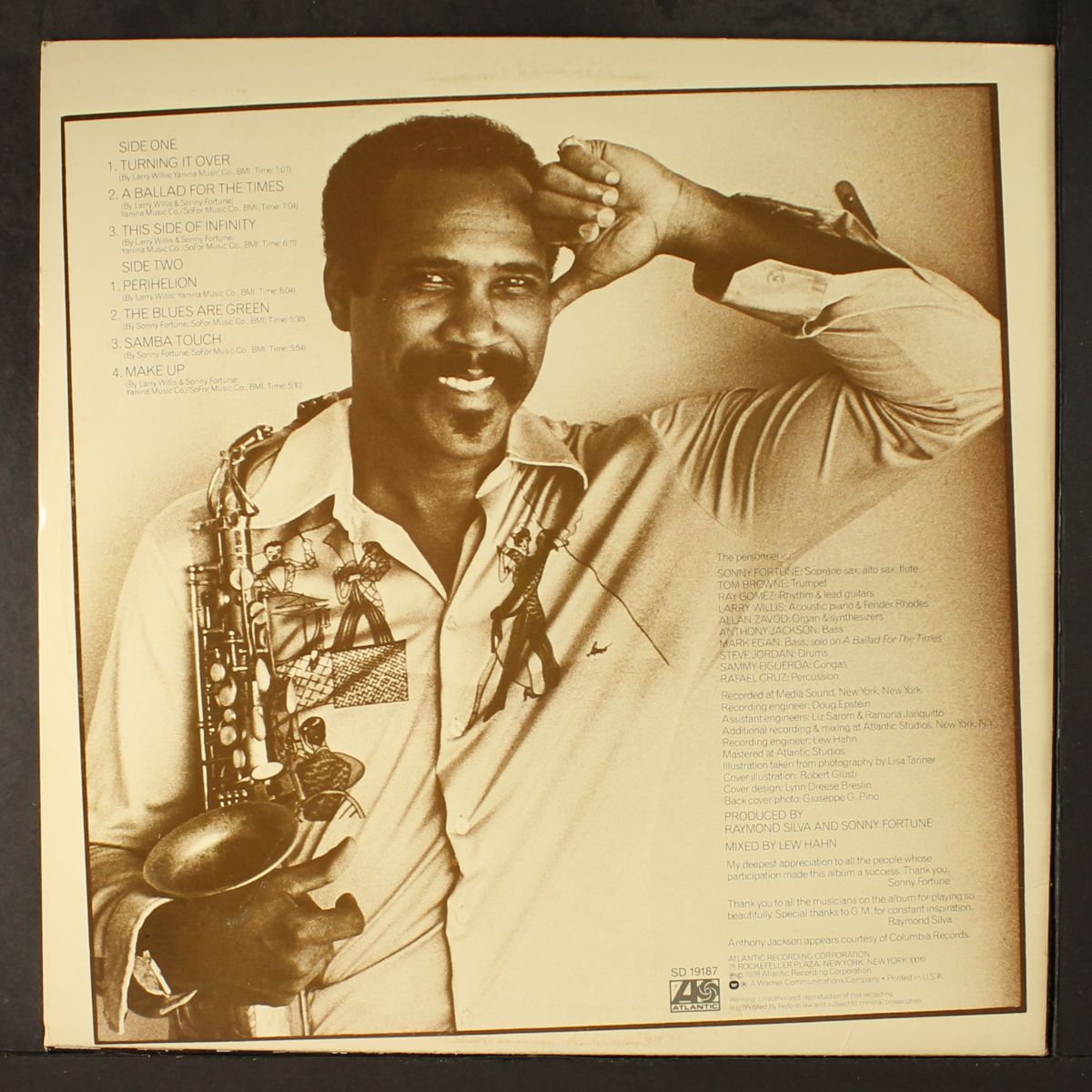 infinity is by SONNY FORTUNE