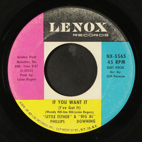 LITTLE ESTHER PHILLIPS & BIG AL DOWNING