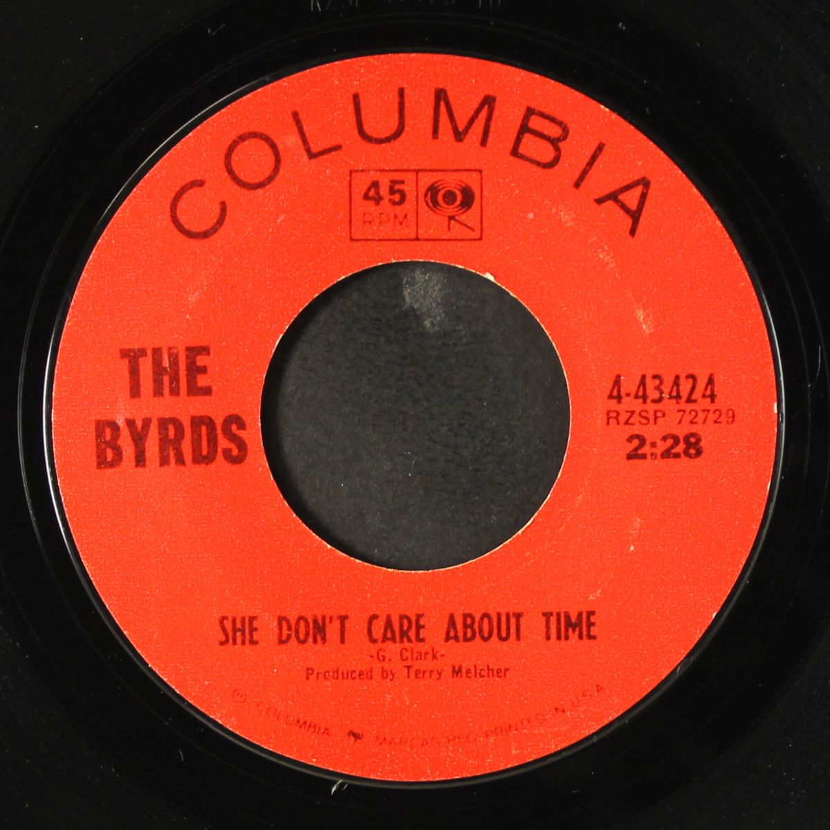 turn! turn! turn! / she don't care about time by BYRDS