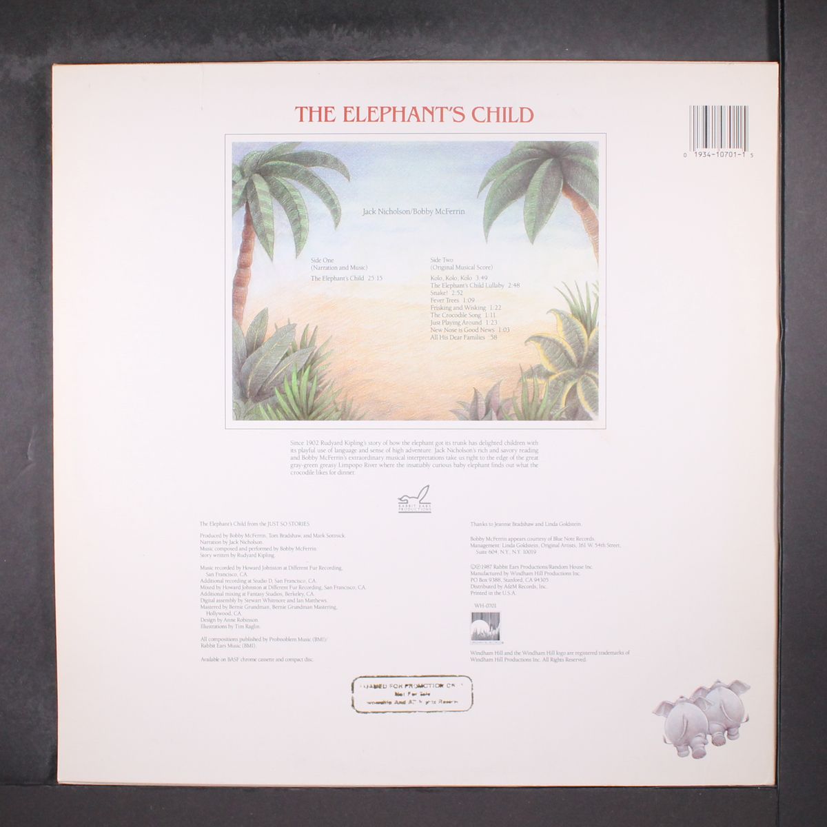 the elephant's child by JACK NICHOLSON / BOBBY MCFERRIN