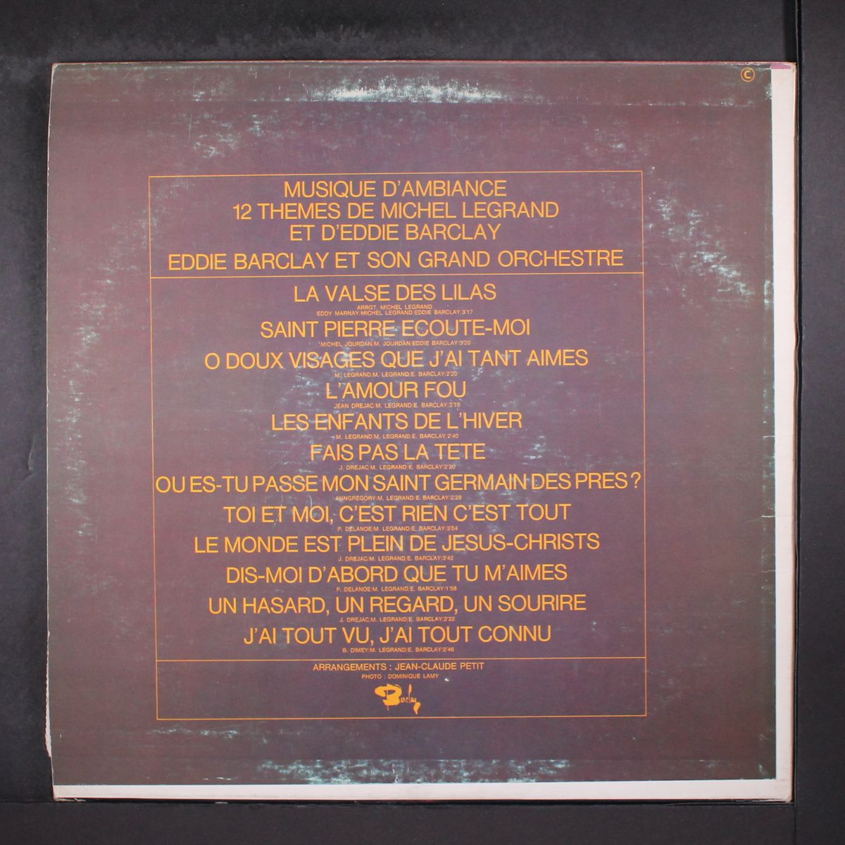 musique d'ambiance by EDDIE BARCLAY