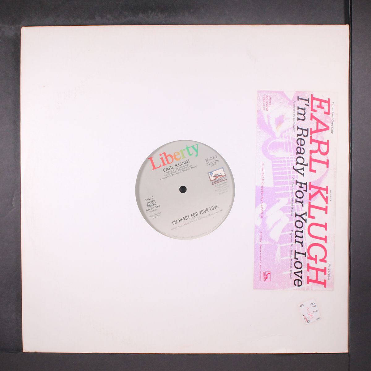 i'm ready for love by EARL KLUGH