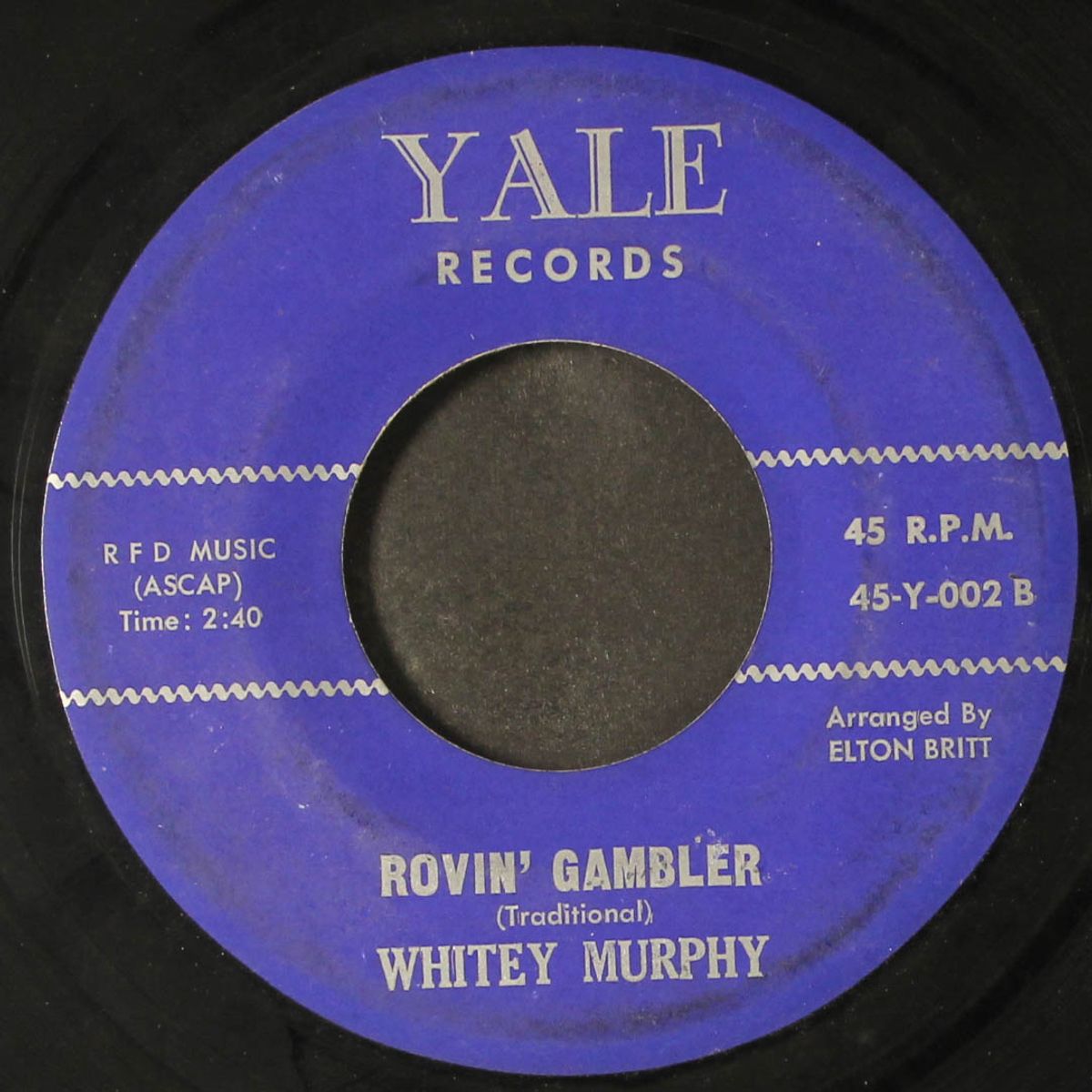 rovin' gambler / heart of a clown by WHITEY MURPHY