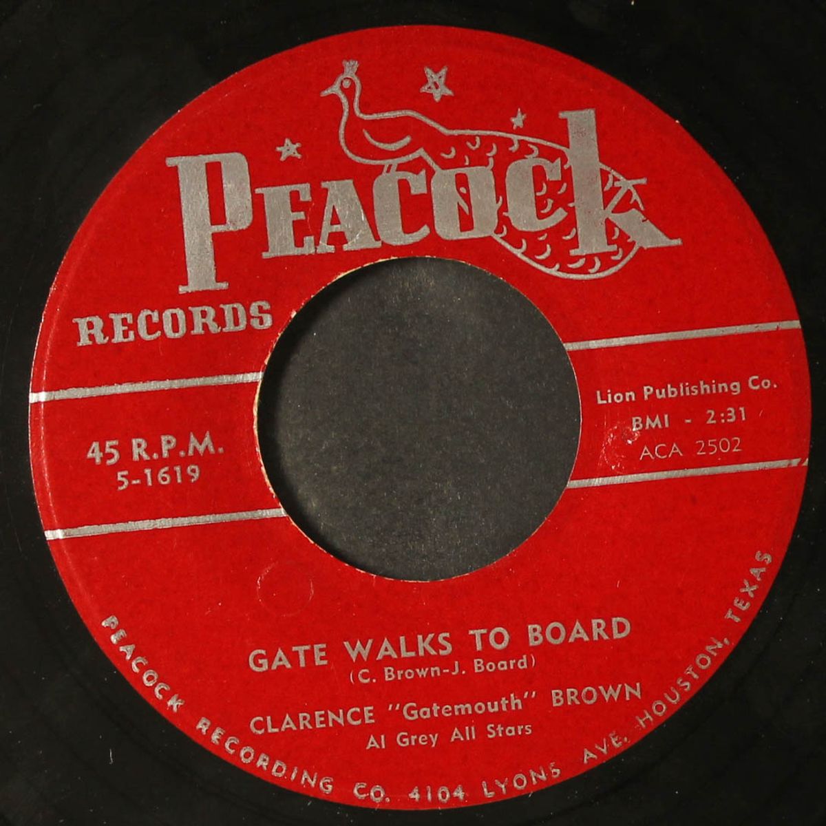please tell me baby / gate walks to board by CLARENCE 'GATEMOUTH' BROWN