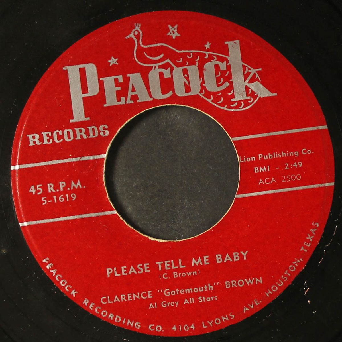 please tell me baby / gate walks to board by CLARENCE 'GATEMOUTH' BROWN