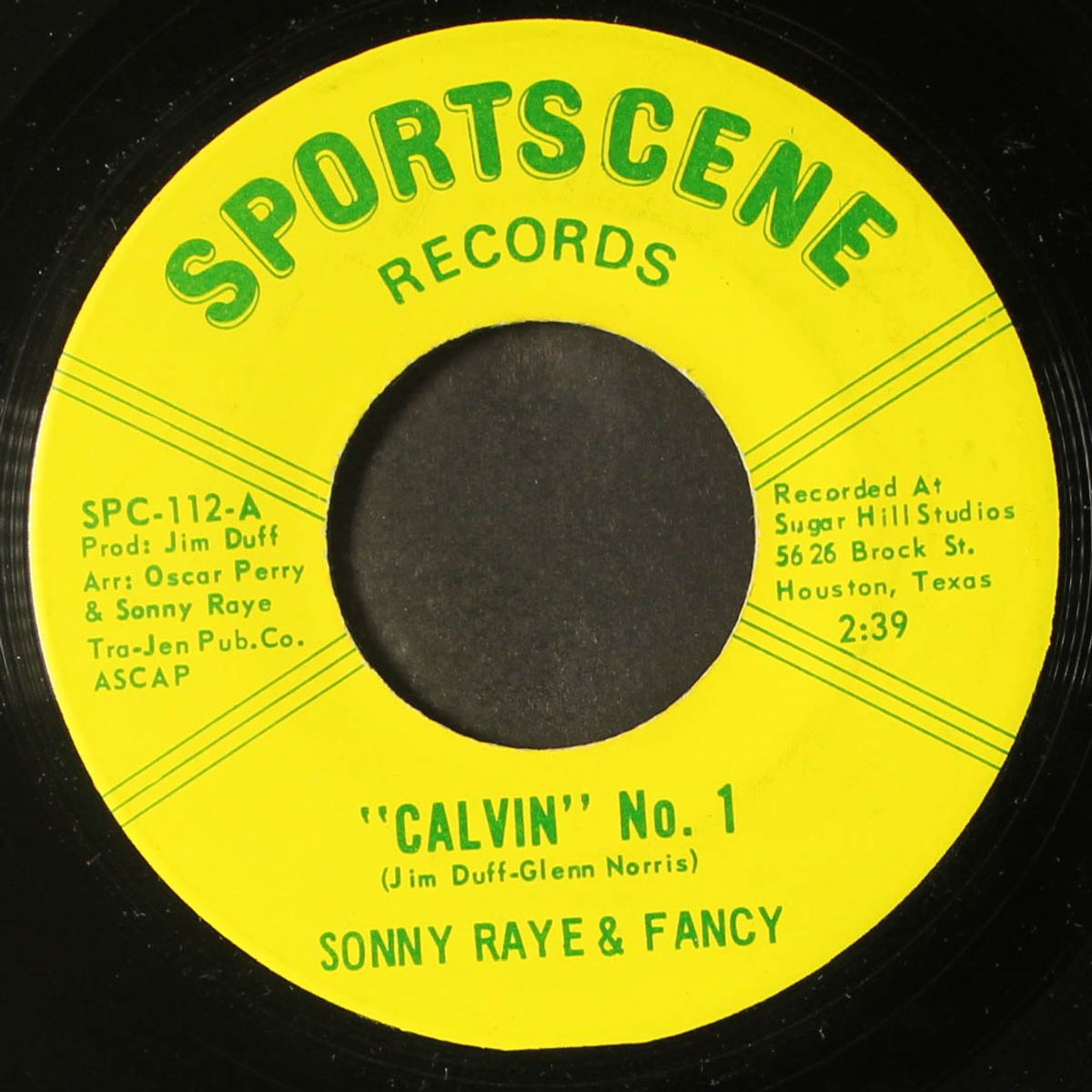 calvin no. 1 / calvin no. 2 by SONNY RAYE & FANCY