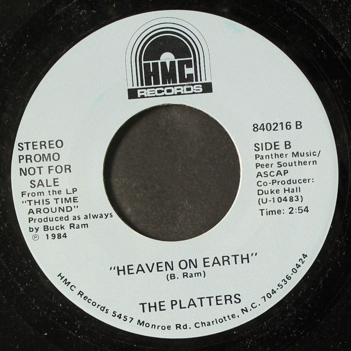 moonlight boogie / heaven on earth by PLATTERS
