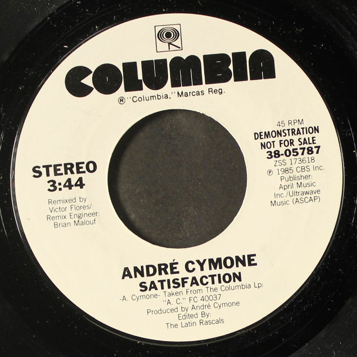satisfaction / same by ANDRE CYMONE