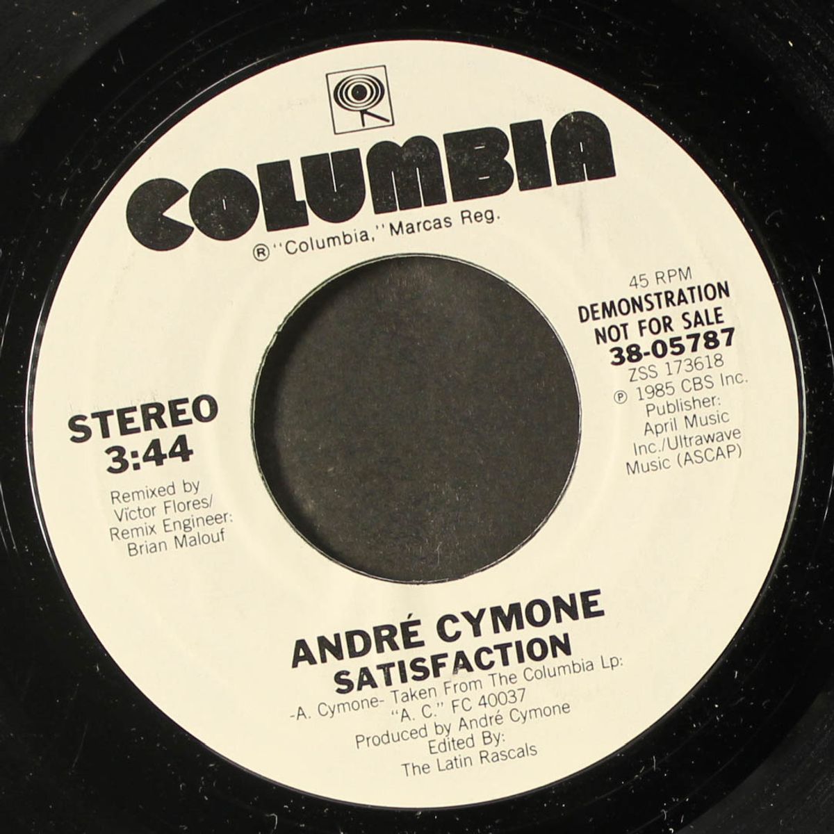 satisfaction / same by ANDRE CYMONE