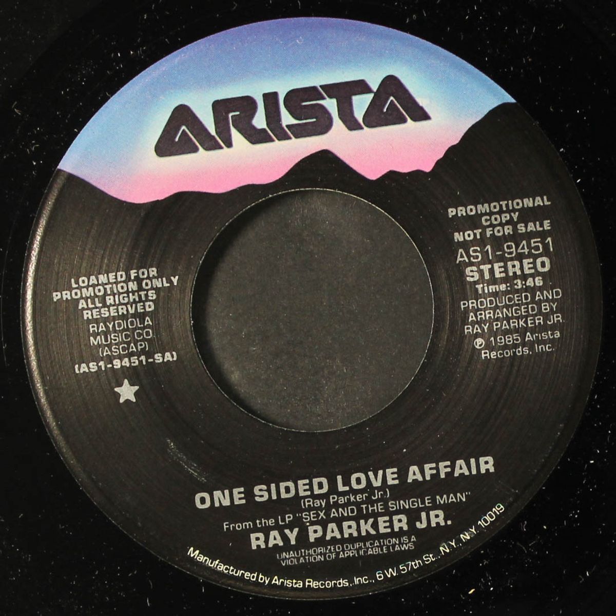 one sided love affair / same by RAY PARKER JR.