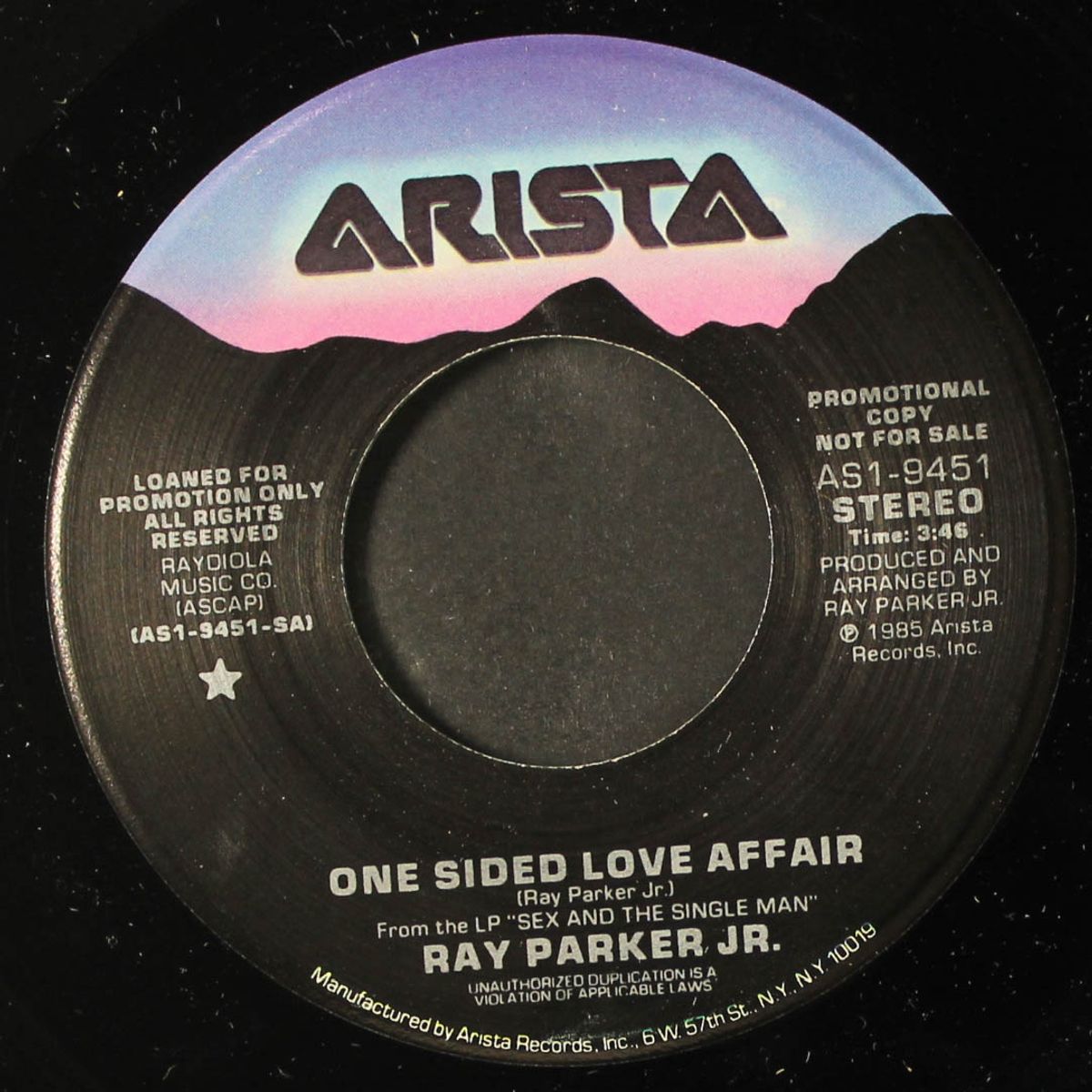 one sided love affair / same by RAY PARKER JR.