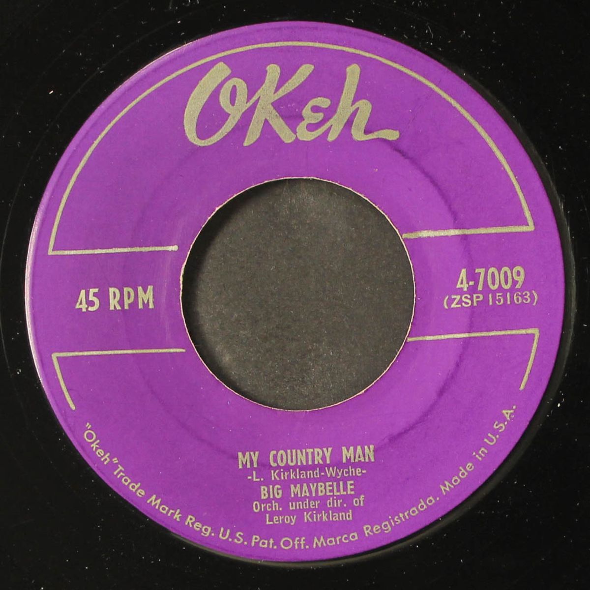 my country man / maybelle's blues by BIG MAYBELLE