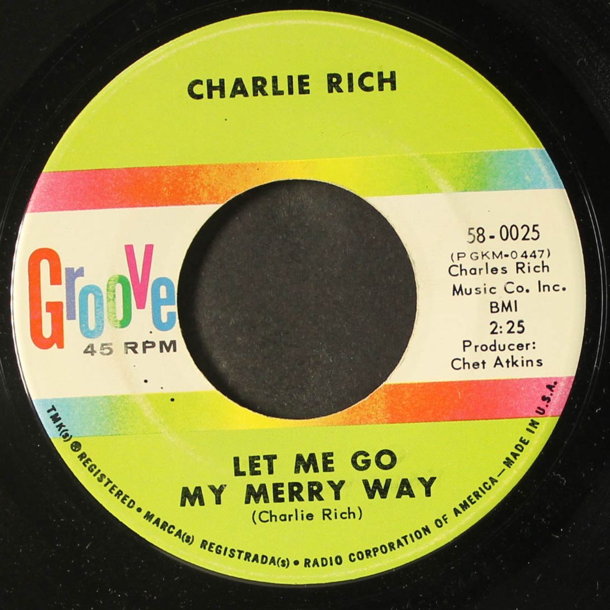 let me go my merry way / big boss man by CHARLIE RICH