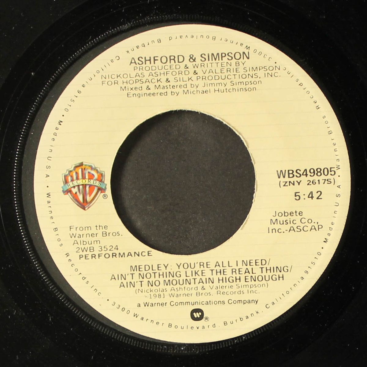 it shows in the eyes / medley by ASHFORD & SIMPSON