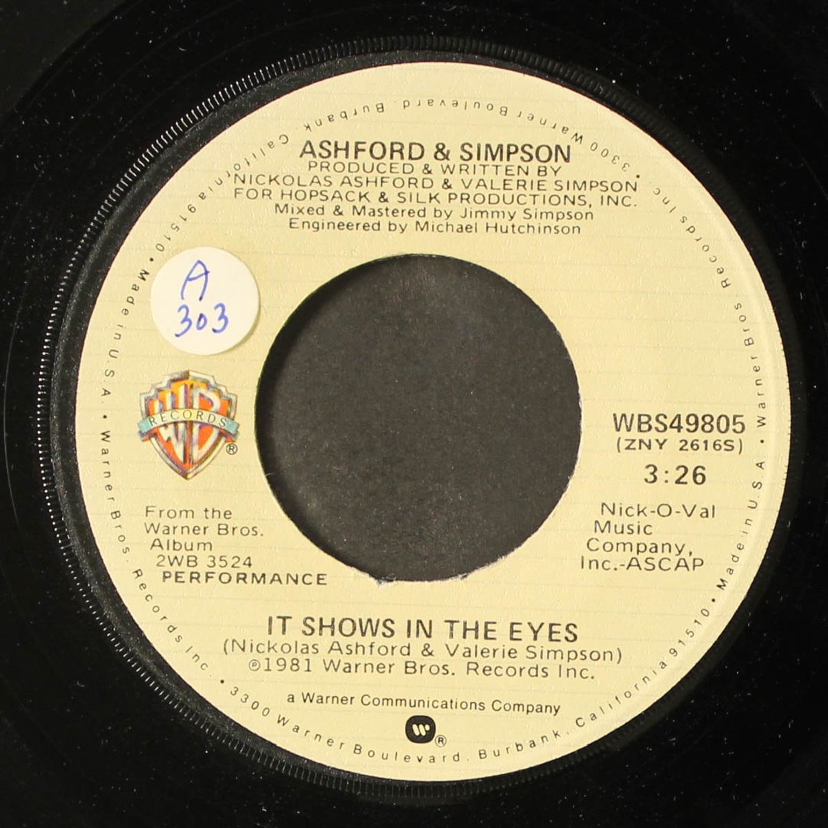 it shows in the eyes / medley by ASHFORD & SIMPSON