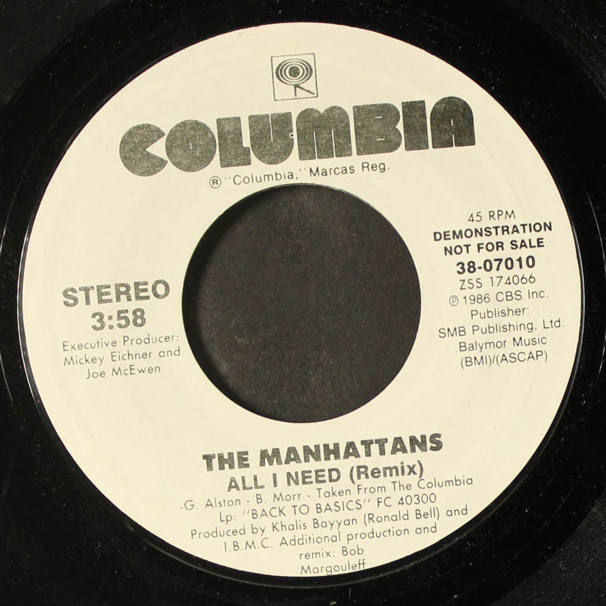 all i need (remix) / same by MANHATTANS