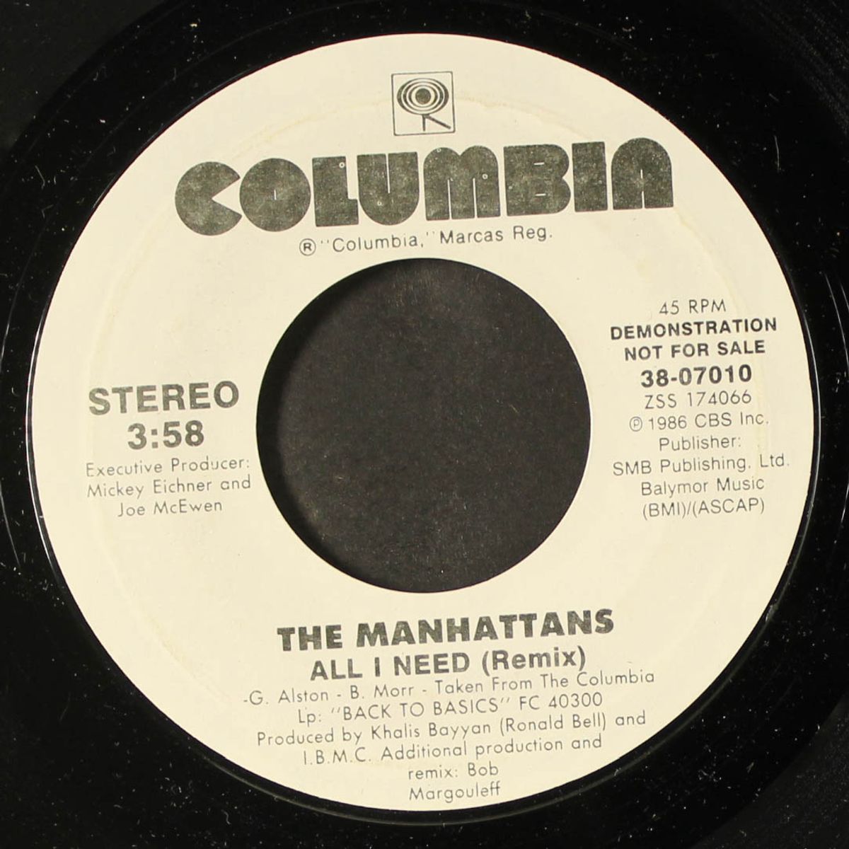 all i need (remix) / same by MANHATTANS