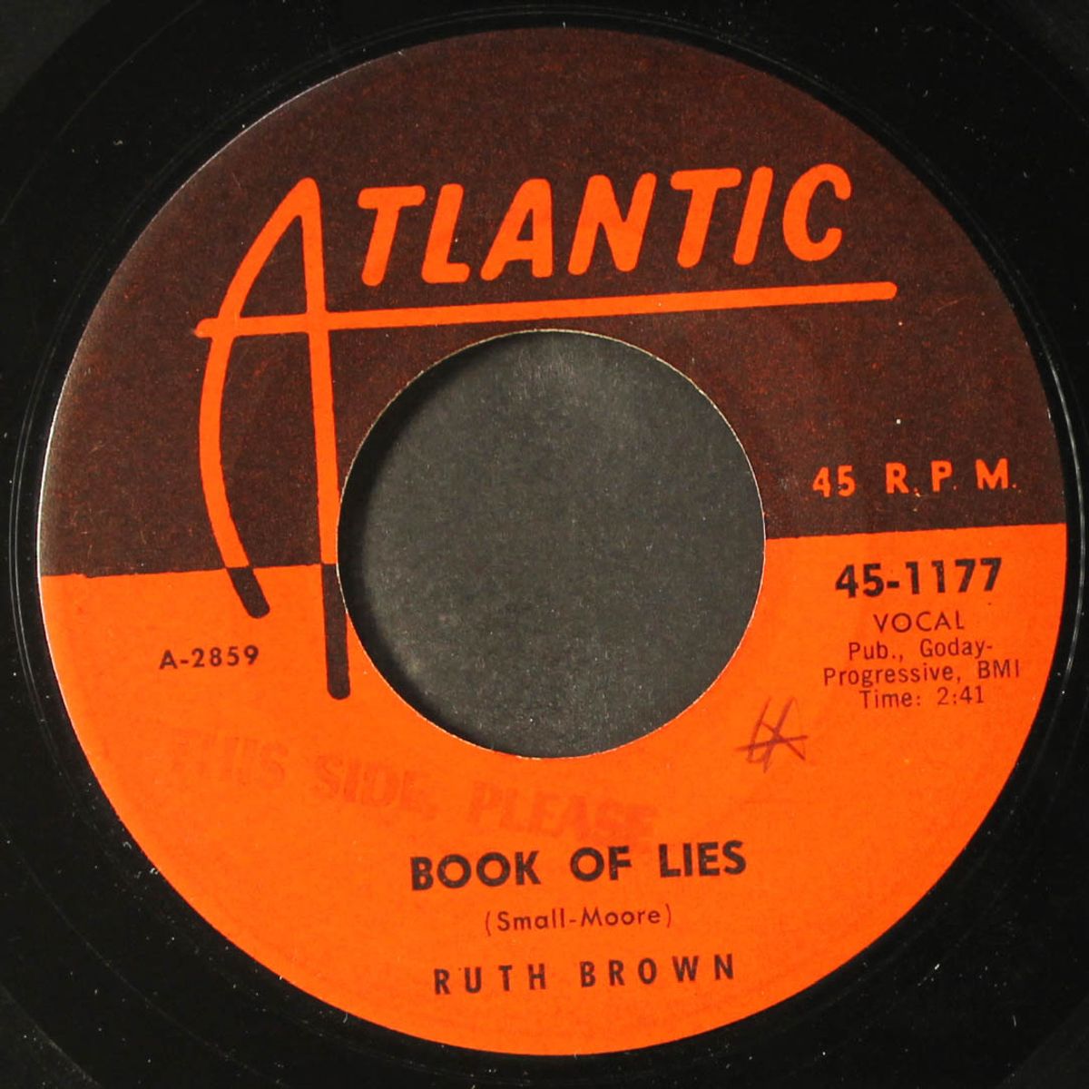 just too much / book of lies by RUTH BROWN