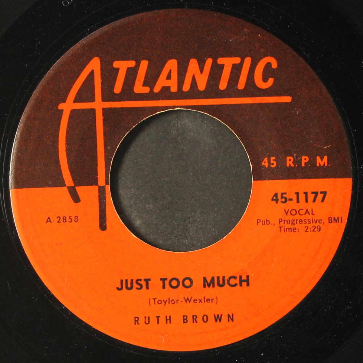just too much / book of lies by RUTH BROWN