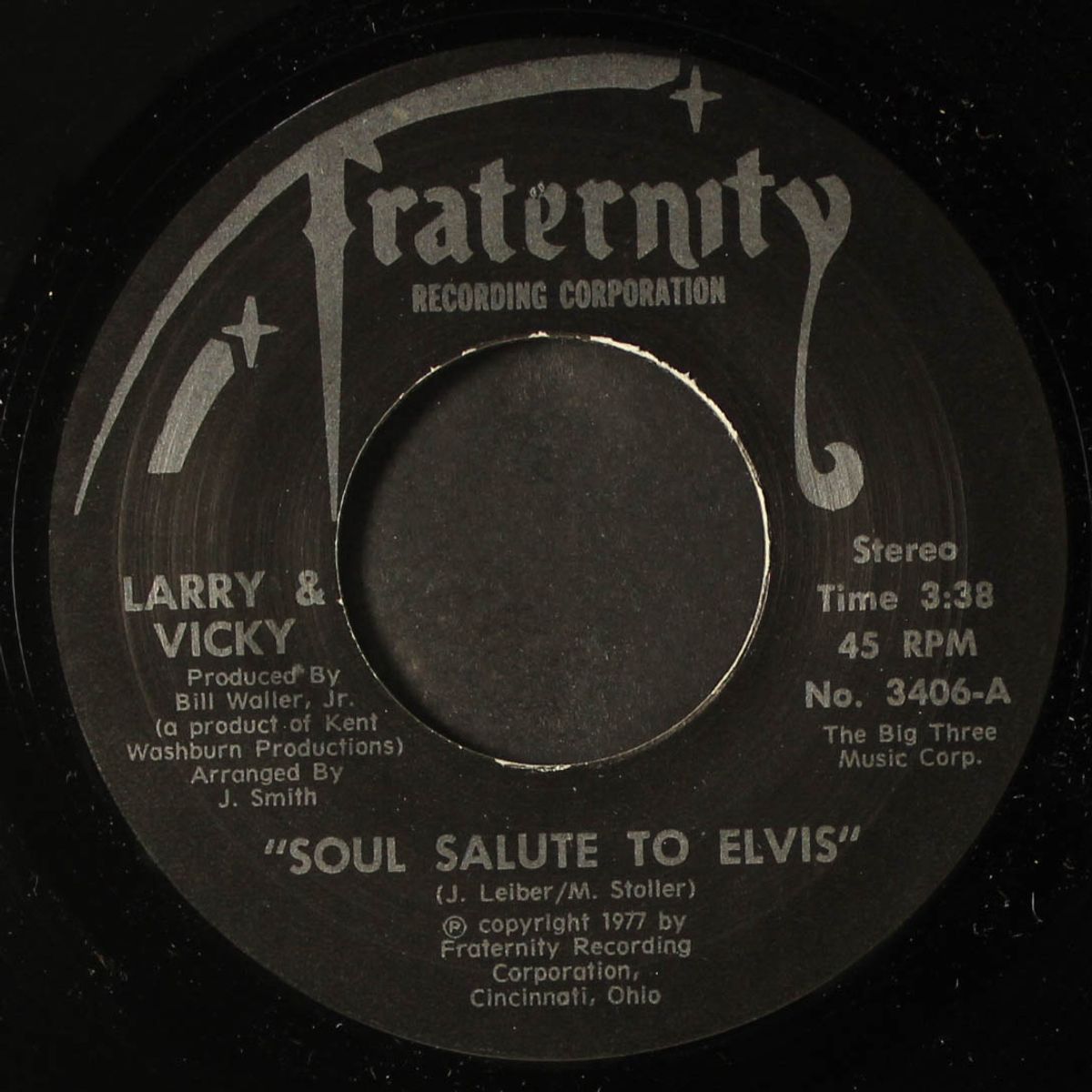 soul salute to elvis / how i wish (you were here) by LARRY & VICKY